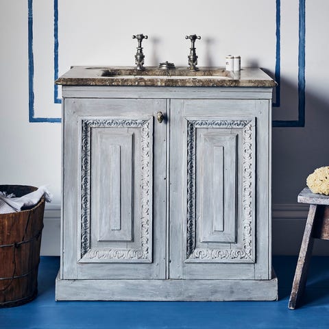 Chalk Paint in Greek Blue, Wall Paint in Pure, Annie Sloan chalk paint in greek blue, wall paint in pure, annie sloan