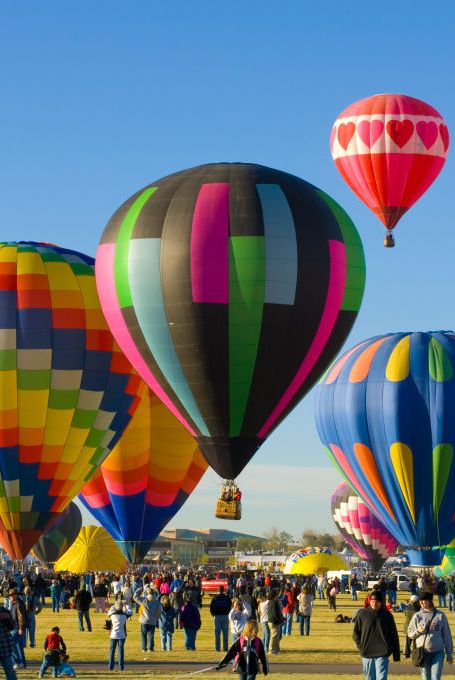annual albuquerque international hot air balloon fiesta, albuquerque, new mexico