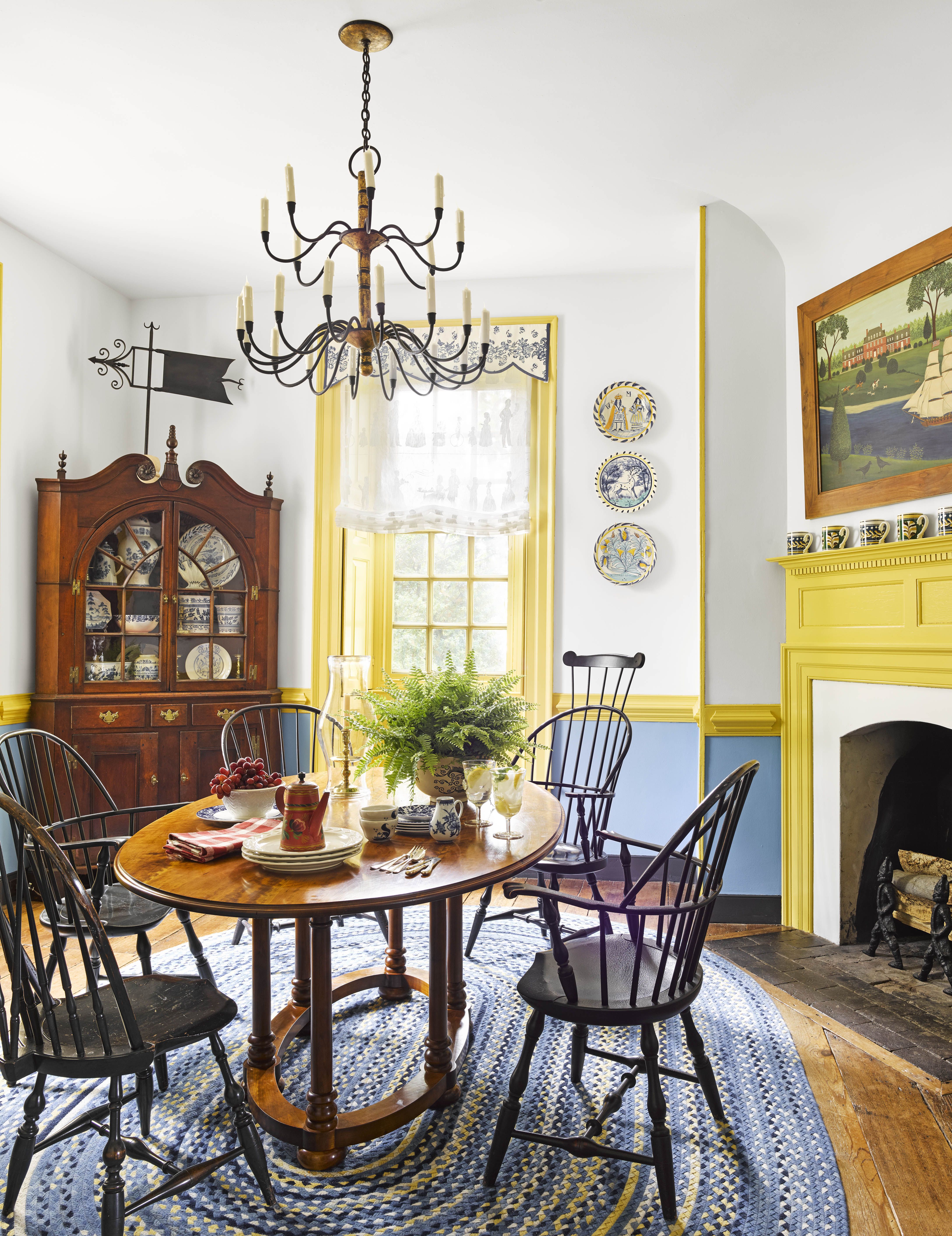 formal dining room color schemes