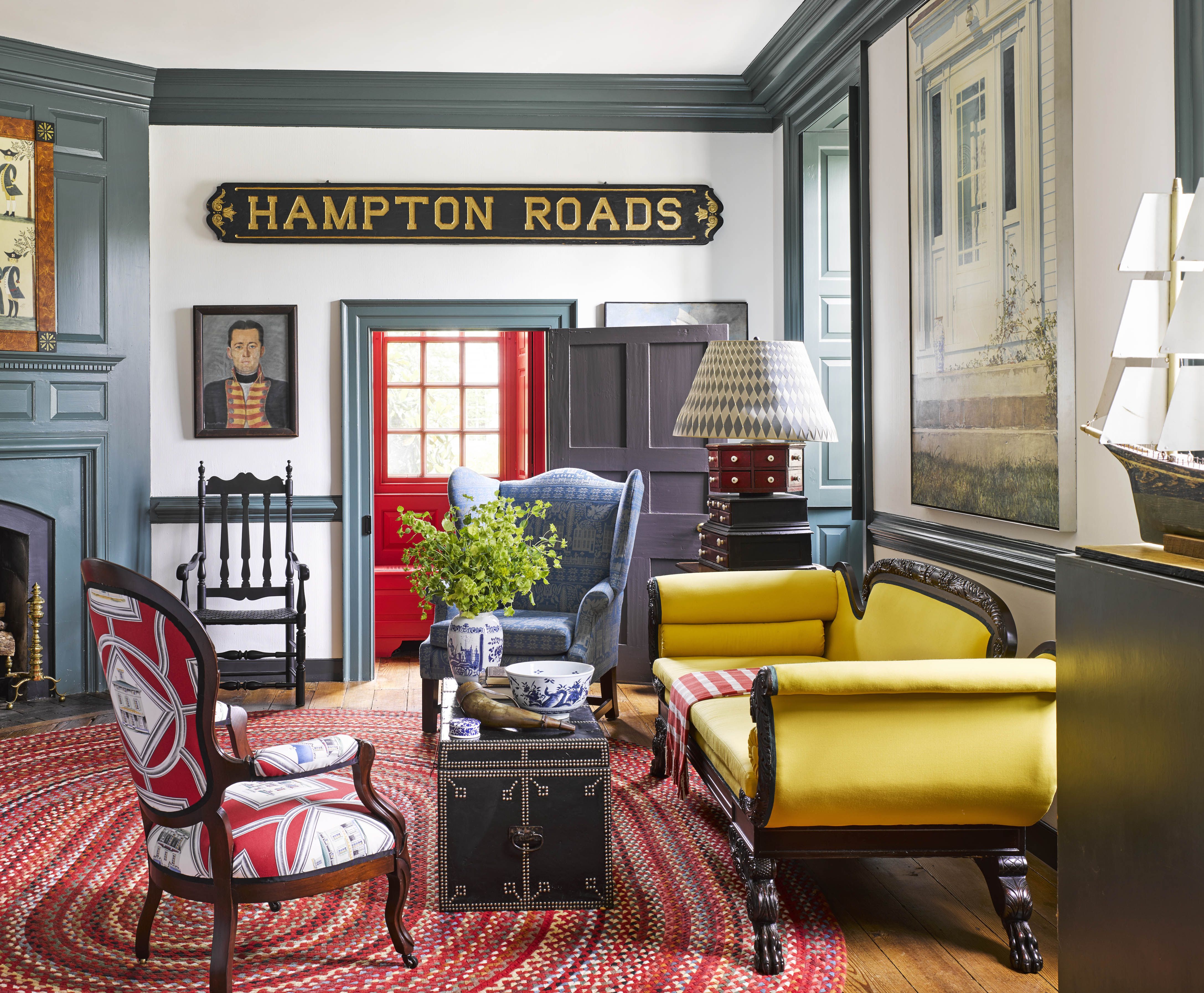 Anthony Baratta Designs Colonial Williamsburg Home Inside