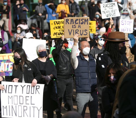 anti asian hate crime rally