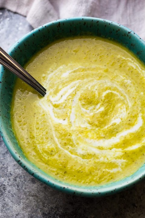 broccoli, ginger and turmeric soup