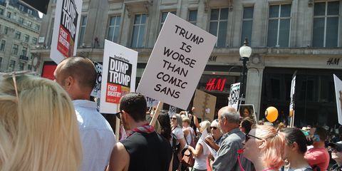 Anti-Trump Women's March London 2018 in pictures
