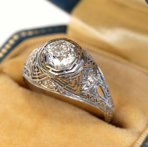 edwardian diamond ring