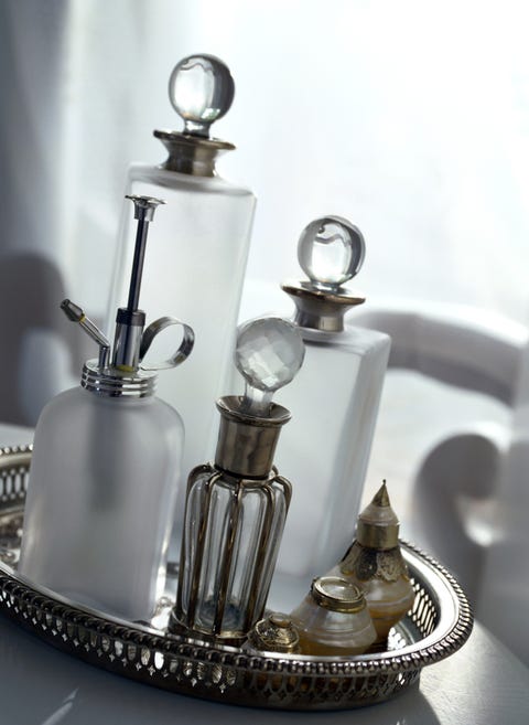 Antique Perfume Bottles and Perfume Atomizer