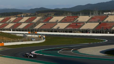 F1 Winter Testing in Barcelona - Day One