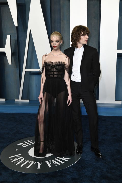 US-ENTERTAINMENT-FILM-OSCARS-ARRIVALS anya taylor joy and malcom mcrae