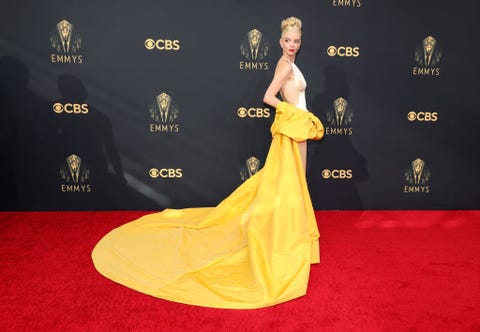 anya taylor joy at the 73rd primetime emmy awards