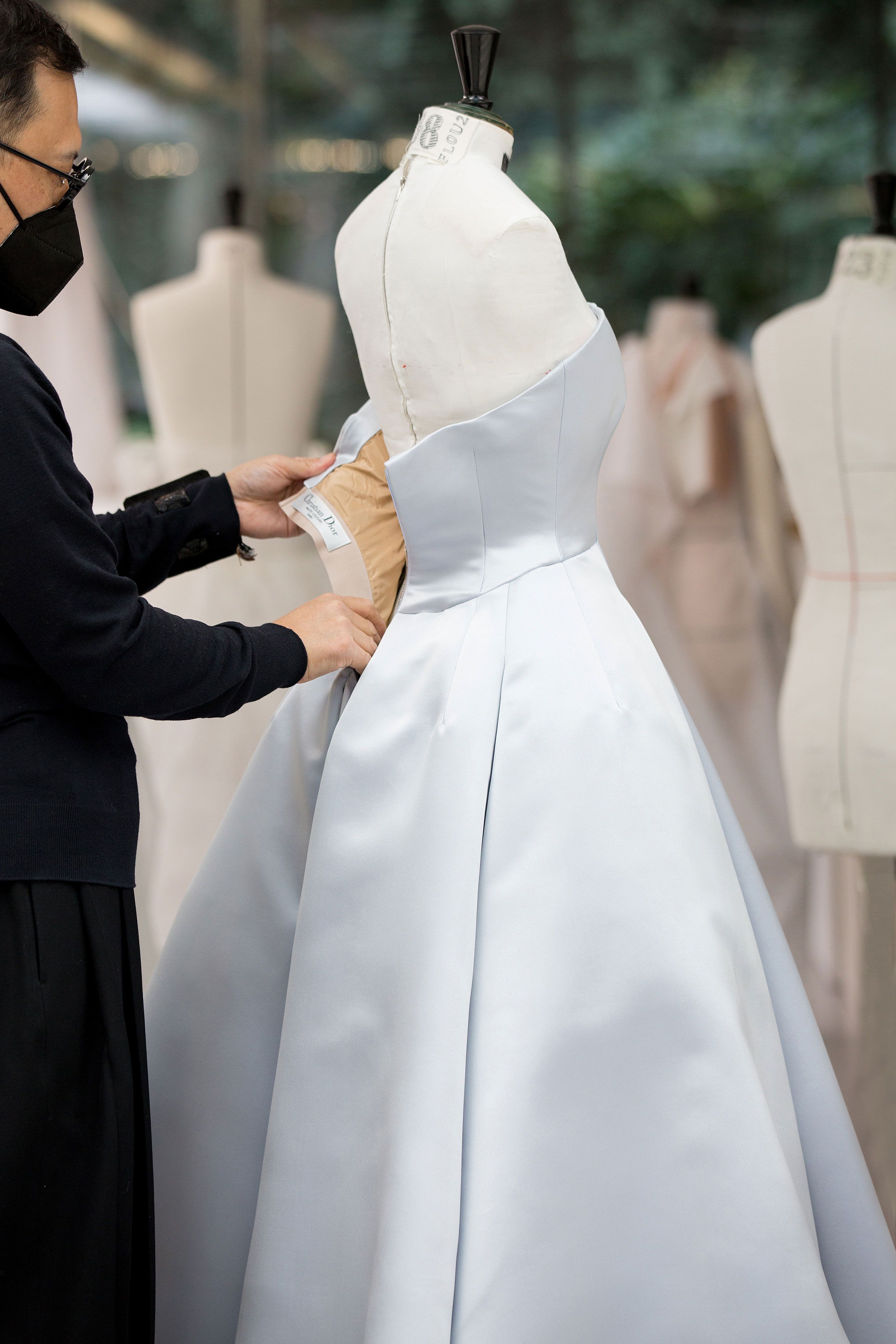 white dior dresses