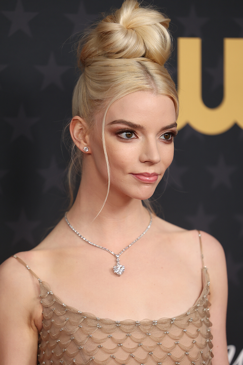 Anya Taylor-Joy wears see-through dress at Critics' Choice Awards