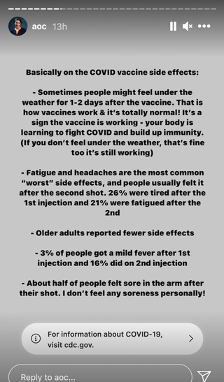 aoc vaccine covid