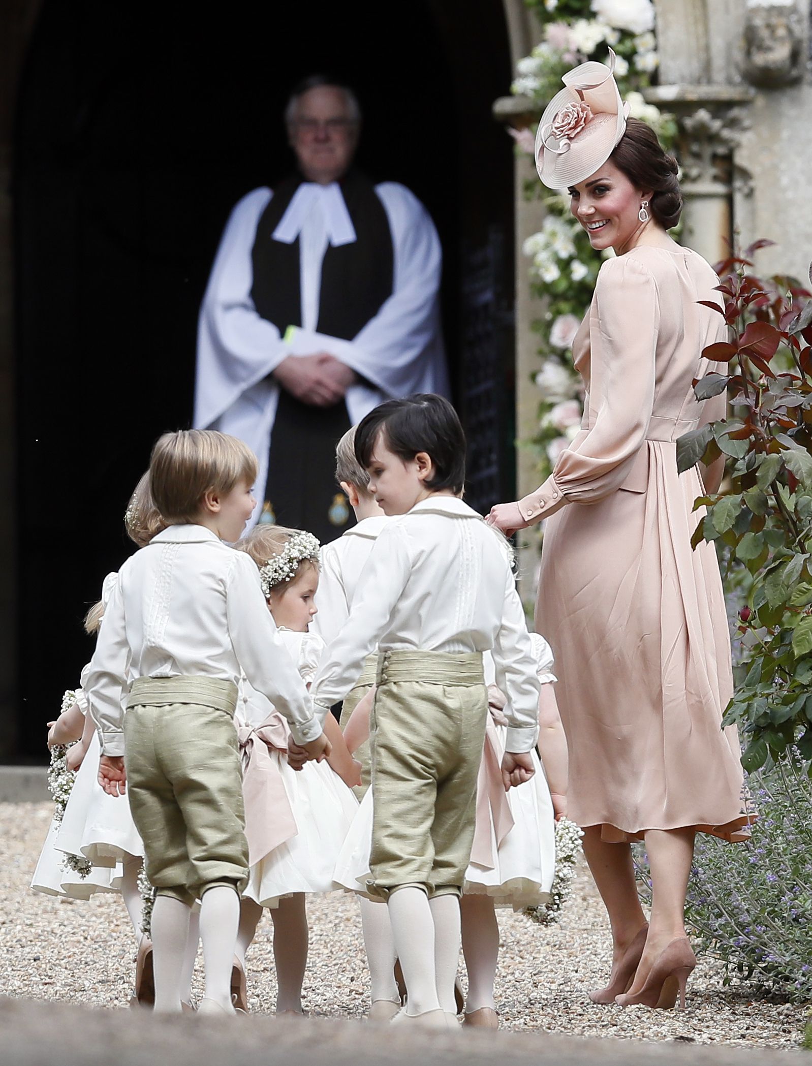 Kate Middleton Stuns in a Pink 