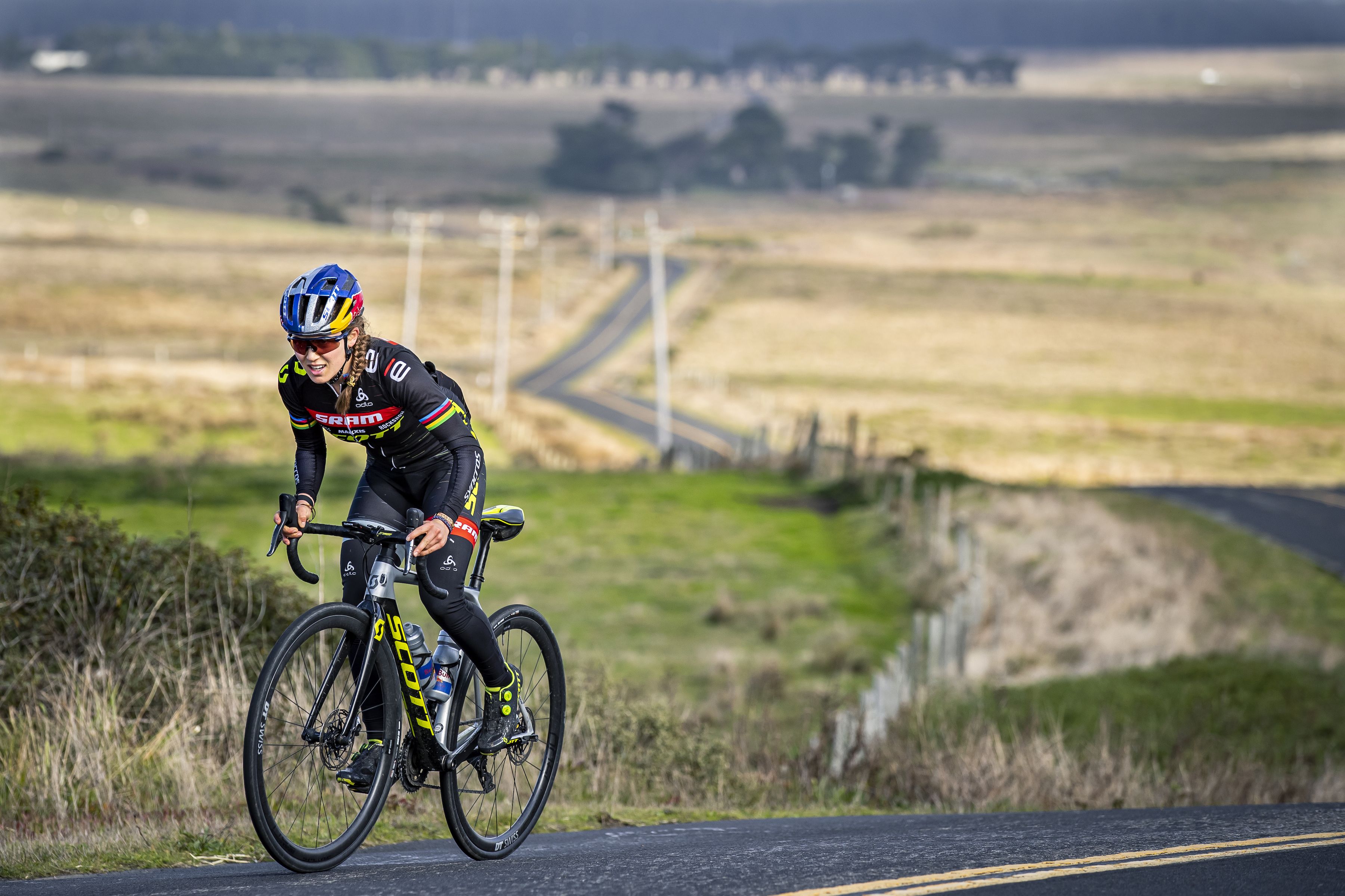 bicycle racing helmet