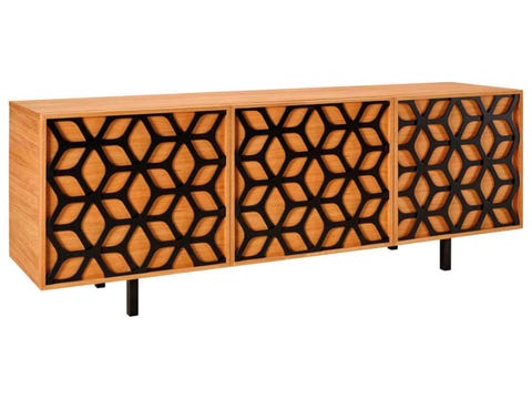Aparador en madera con puertas de diseño