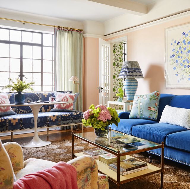 for a new york apartment, mckenna employed soft, colorful shapes