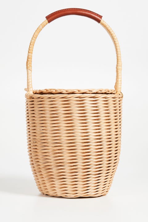basket bag straw bag image