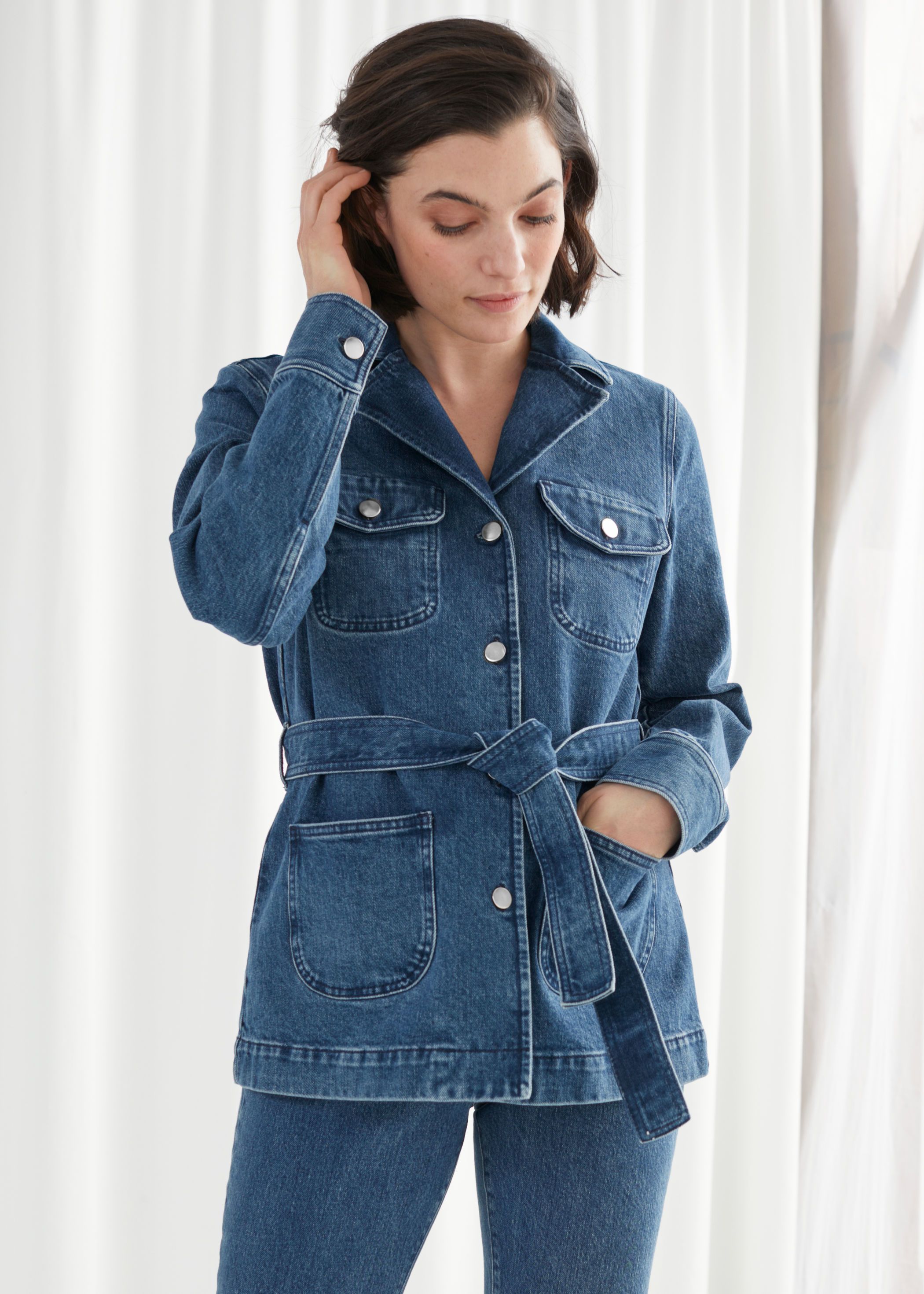 blue summer jacket womens