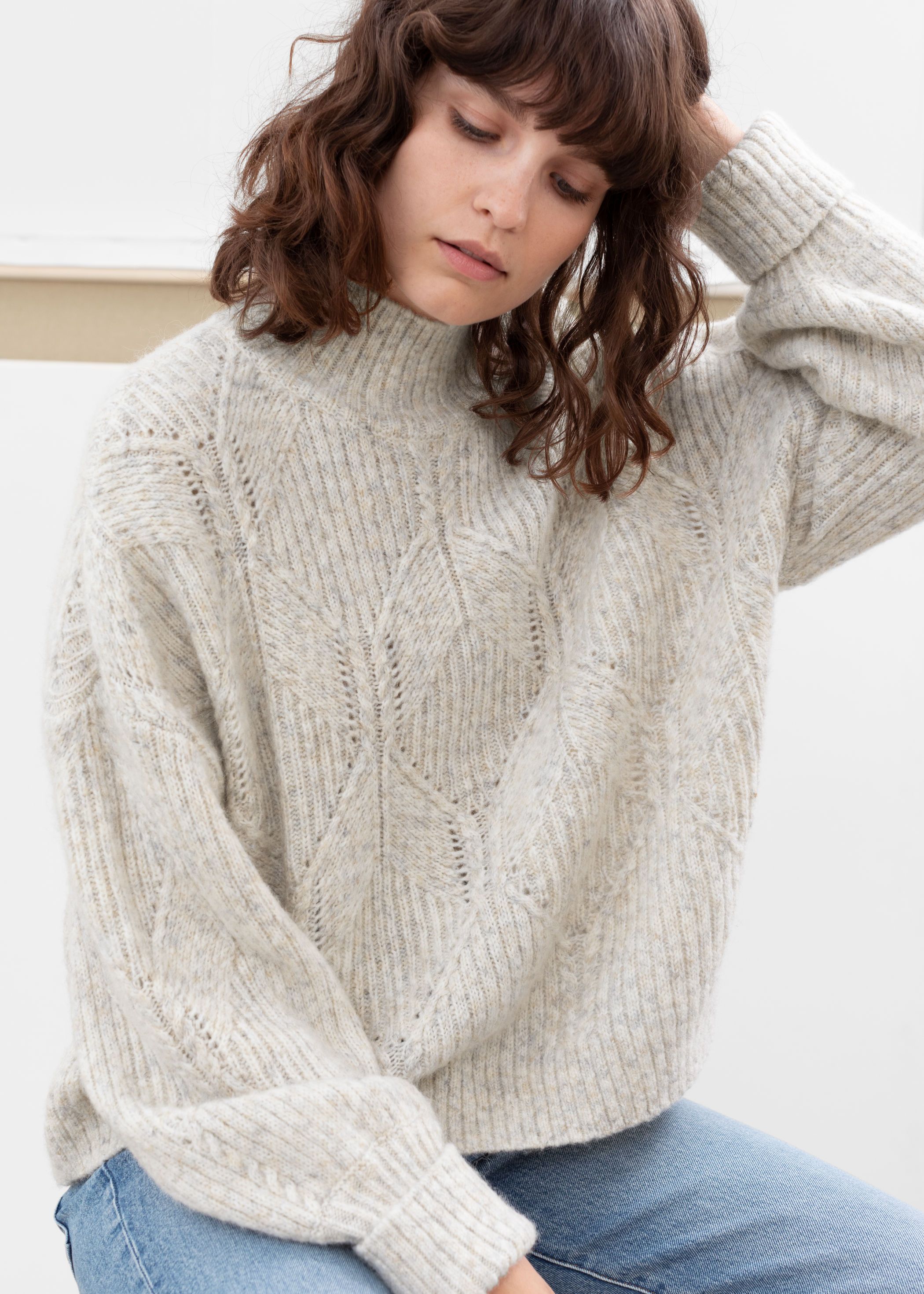 boxy knit jumper