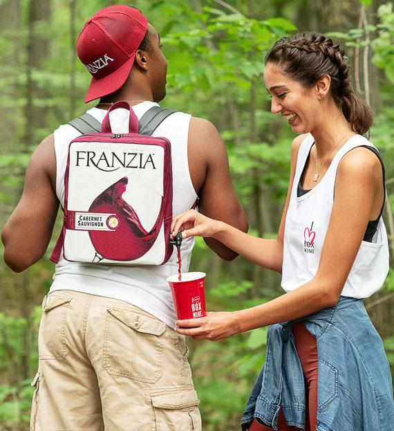 Franzia’s Wine-Dispensing Backpack Is Your New Picnic BFF