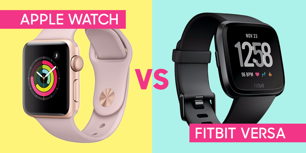 which is better fitbit versa or apple watch