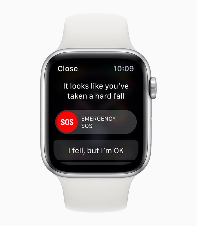apple watch hard fall detection