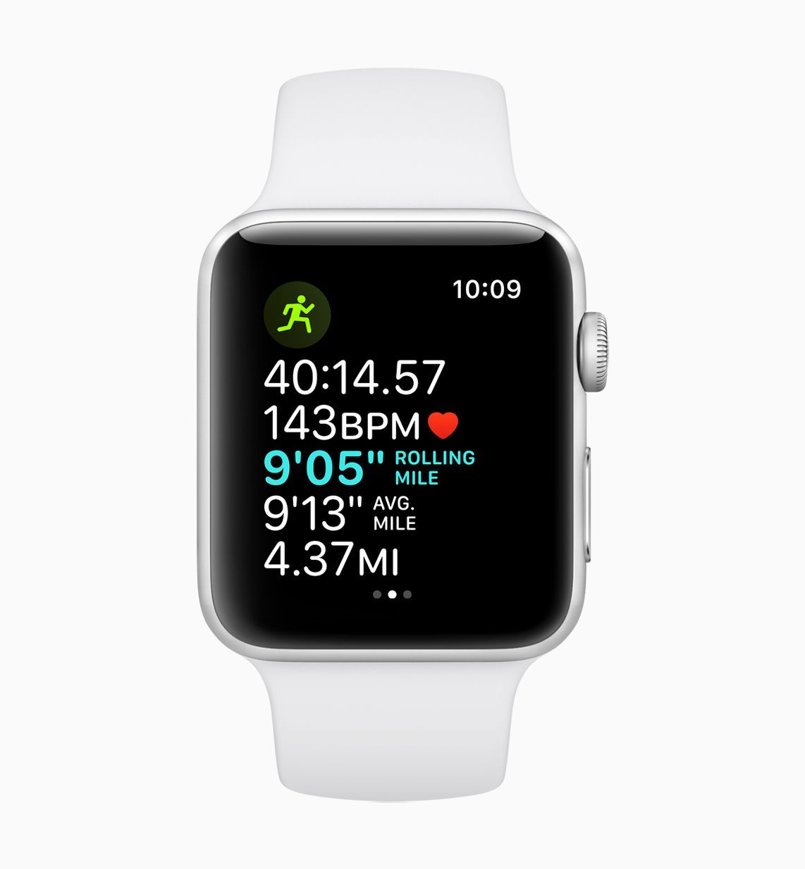 apple watch rolling pace