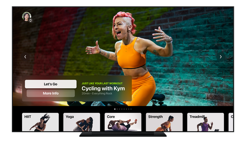 Apple Fitness App on Appletv