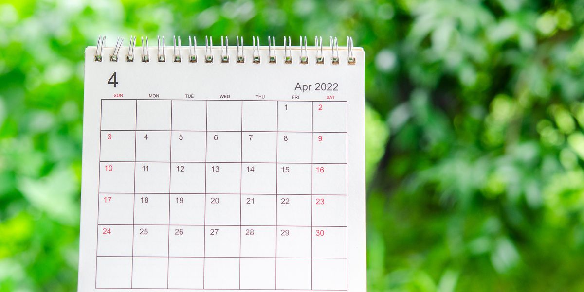 April 2022 Holidays and Observances April Calendar of Holidays