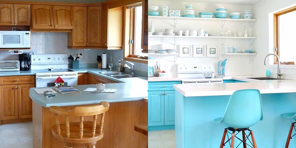 13 Clever Kitchen Makeovers Kitchen Renovation Ideas