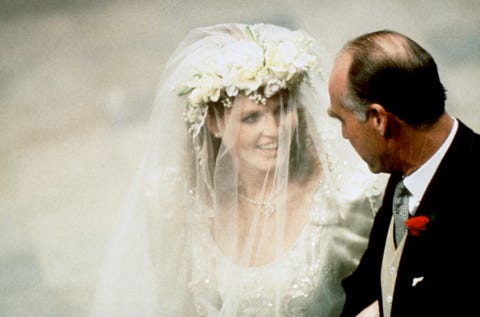 Sarah Ferguson and her father