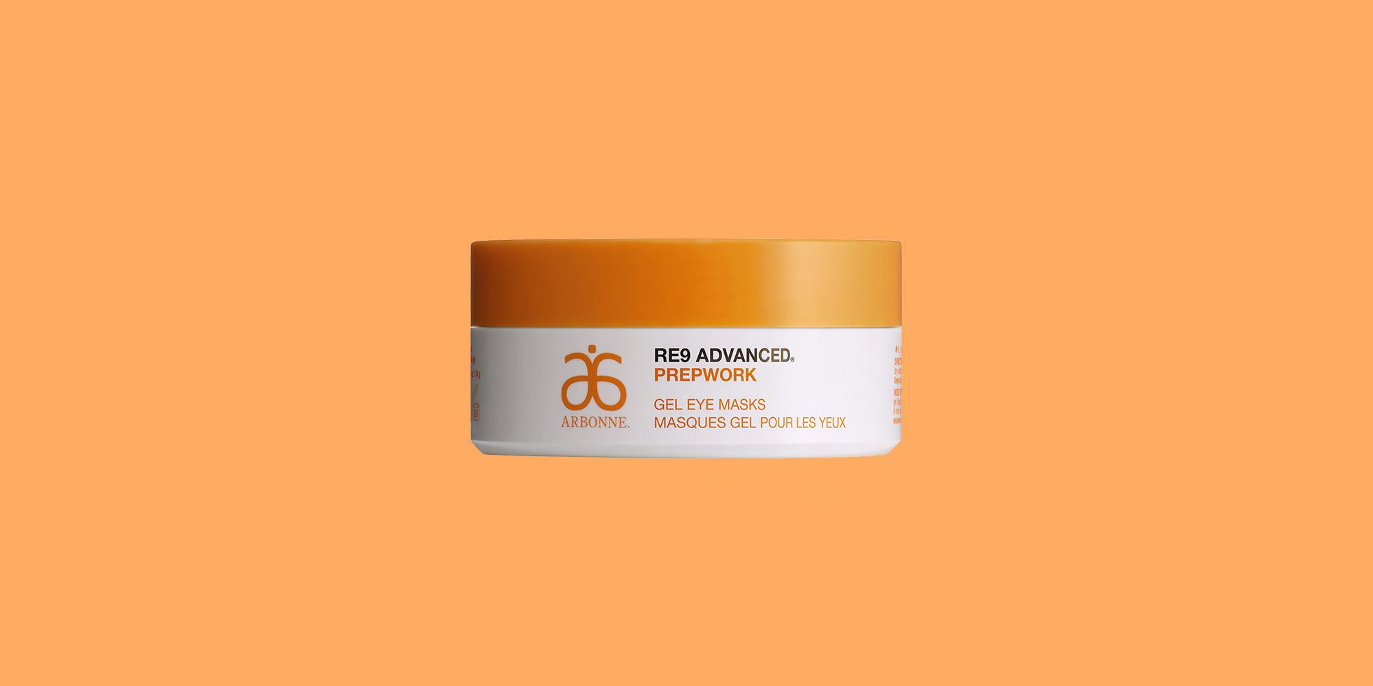 Download Arbonne Re9 Advanced Prepwork Gel Eye Mask Review PSD Mockup Templates