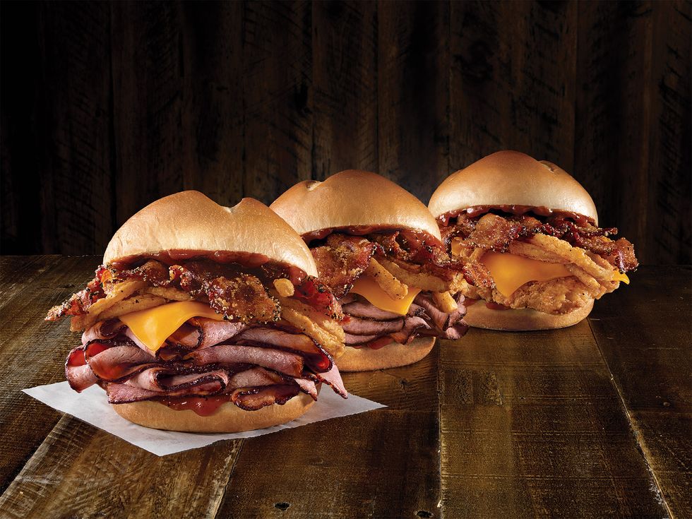 Arby’s New Sandwich Comes With Fried Chicken, Brisket, AND Steak