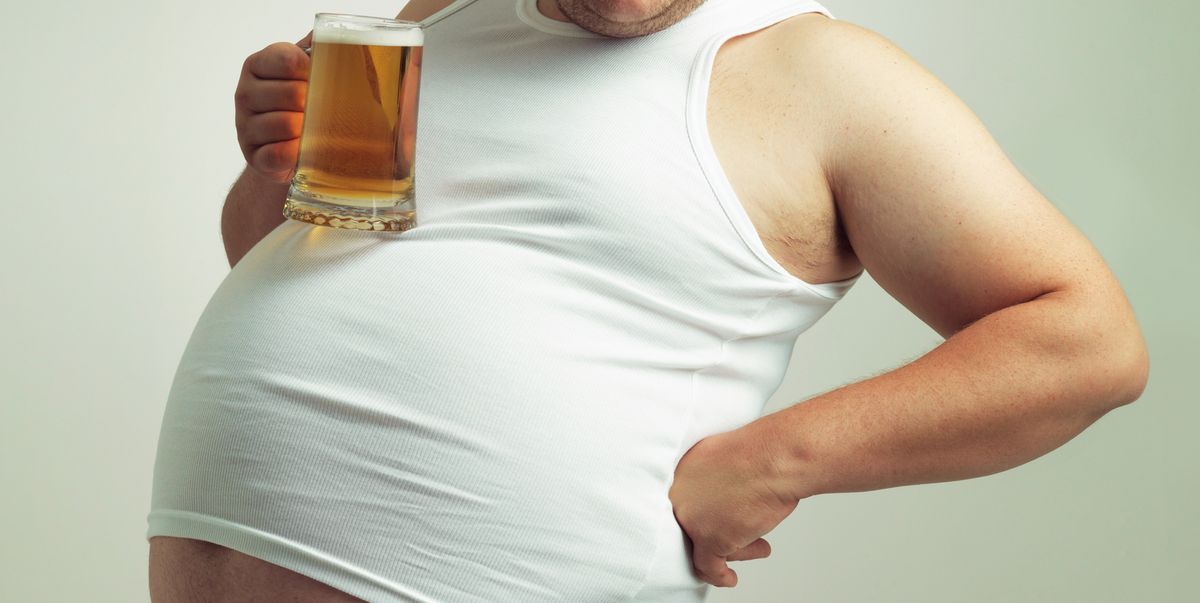 beer, beer belly, weight gain, calories in beer