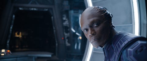chukwudi iwuji as the high evolutionary in marvel studios' guardians of the galaxy vol 3 photo courtesy of marvel studios © 2023 marvel
