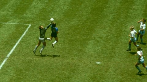 diego maradona hand of god goal argentina v england 1986