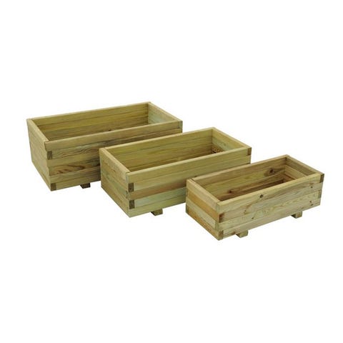 Argos wooden planters 