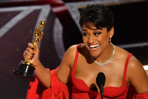 us actress ariana debose accepts the award for best actress in a supporting role for her performance in west side story onstage during the 94th oscars at the dolby theatre in hollywood, california on march 27, 2022 photo by robyn beck afp photo by robyn beckafp via getty images