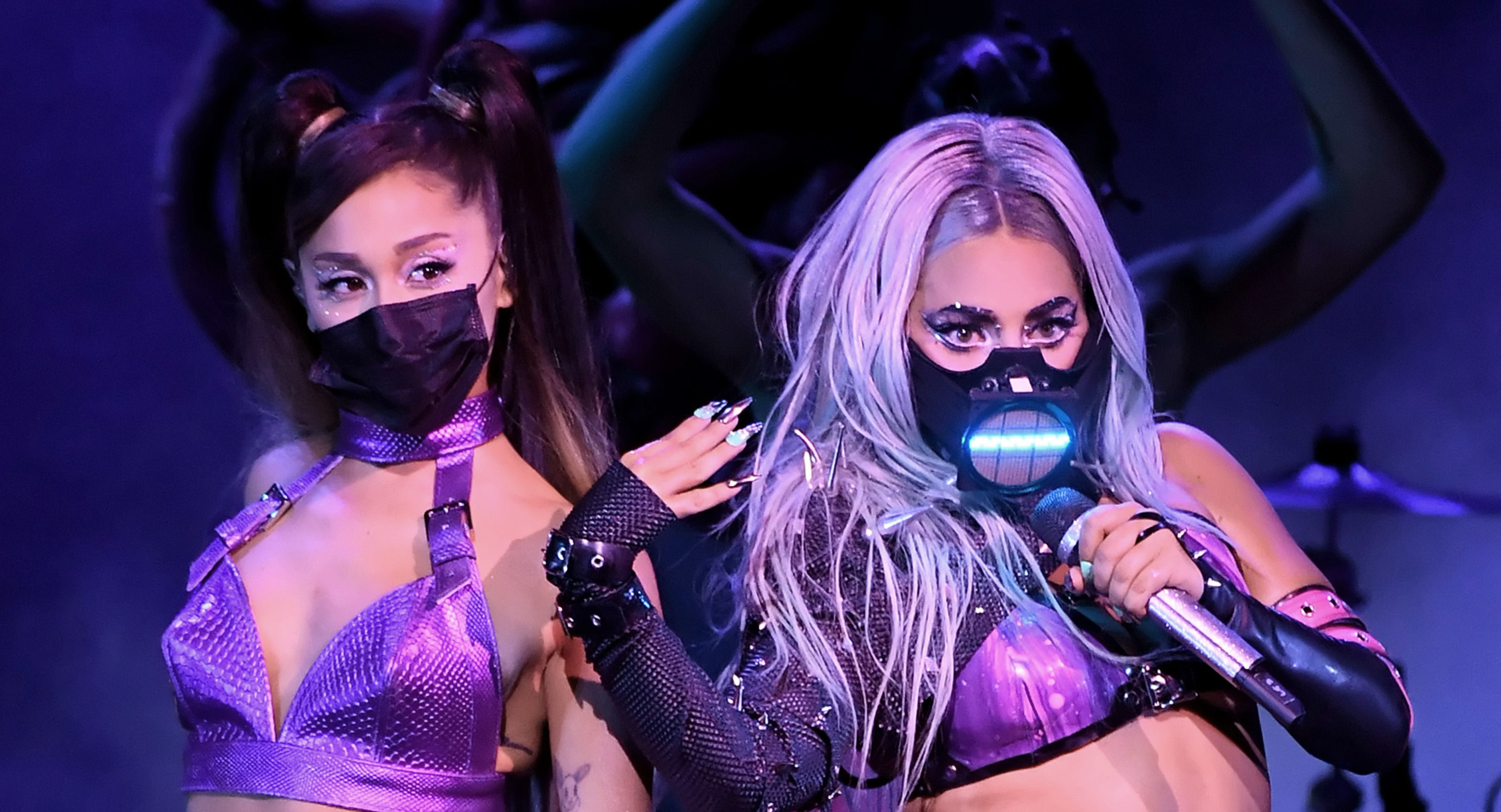 See Ariana Grande And Lady Gaga S Rain On Me Mtv Vmas Performance