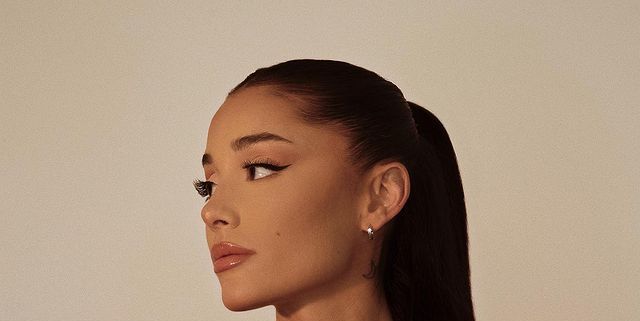 Ariana Grande is unrecognisable with hair down and 70s bangs