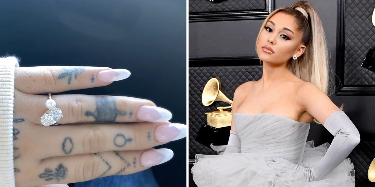 Ariana Grande S Engagement Ring Might Be A Tribute To Her Grandfather