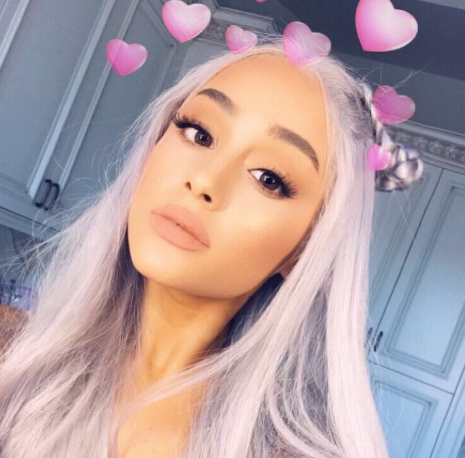 Ariana Grande Debuted A Shocking Silvery New Hair Color