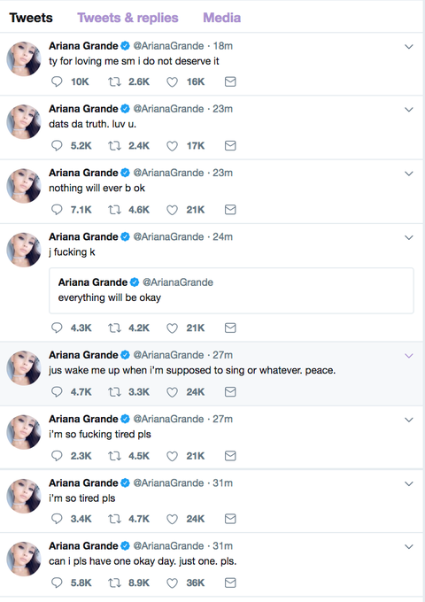 Ariana Grande Twitter Posts Ariana Grande Songs - albert singing despacito 9k roblox id roblox music codes