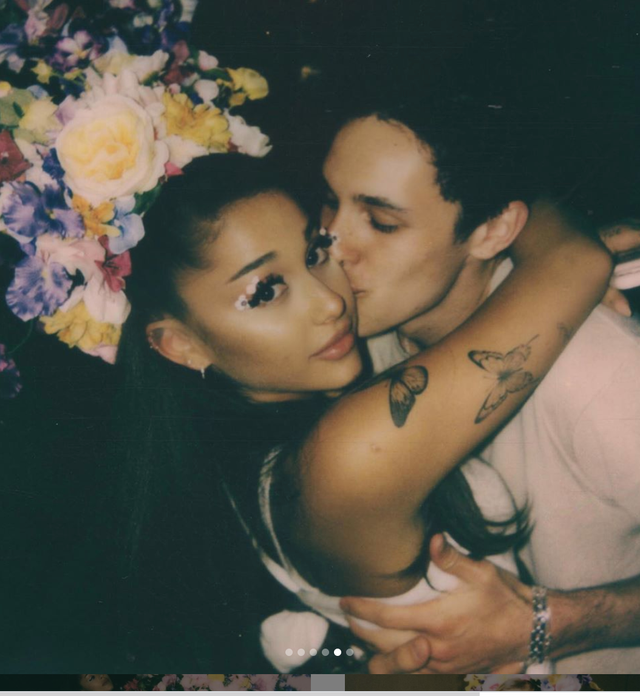 Ariana Grande Posted The First Photo Of Her And Dalton Gomez Kissing