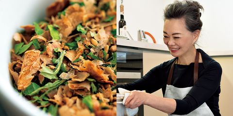 料理家 有元葉子さんに教わるオーブン料理 かつお節とセロリ葉のふりかけ のレシピ