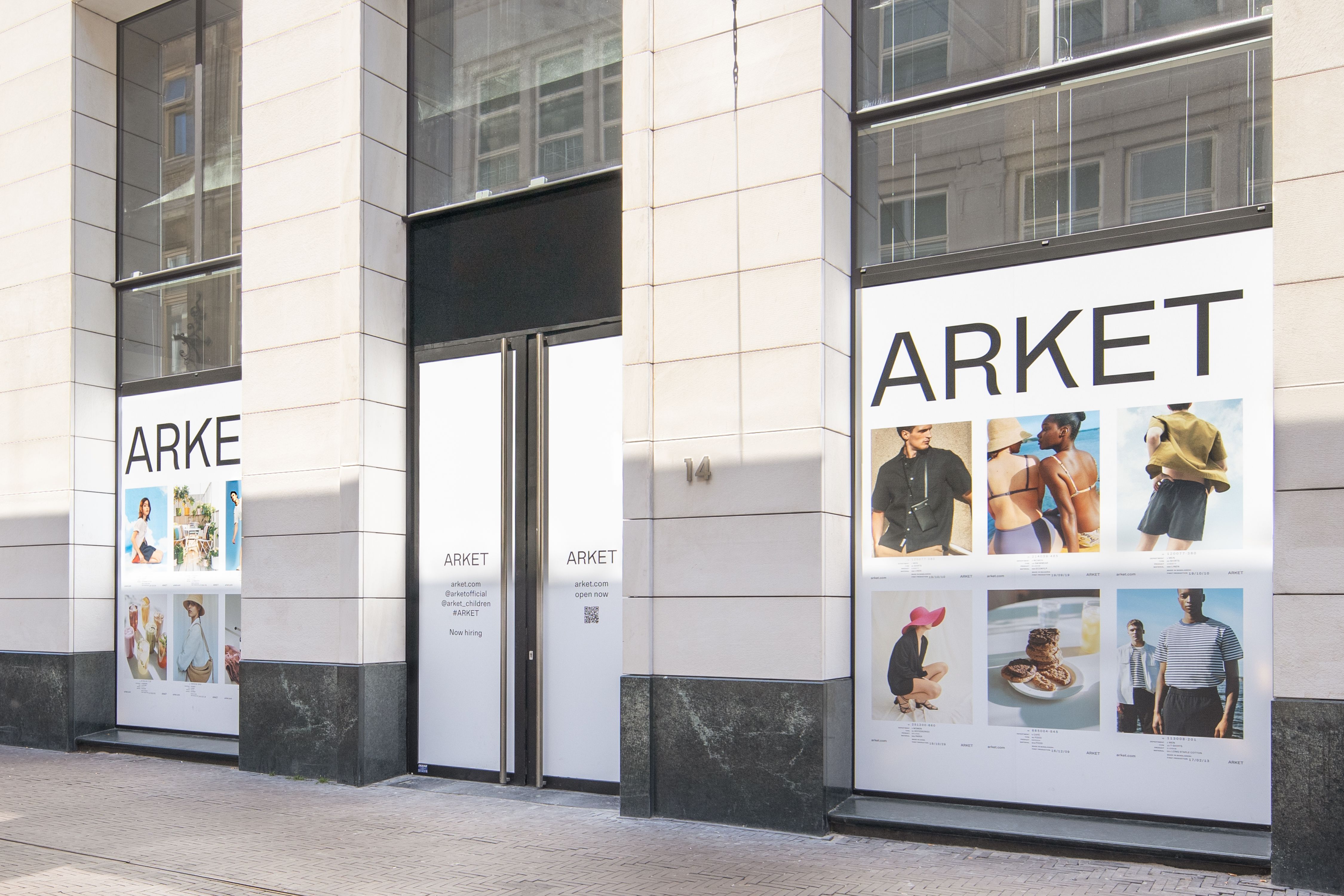 Arket vandaag haar winkel Nederland: in Den Haag