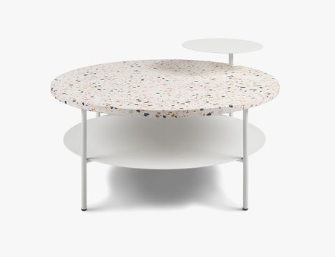 bek oyster white coffee table