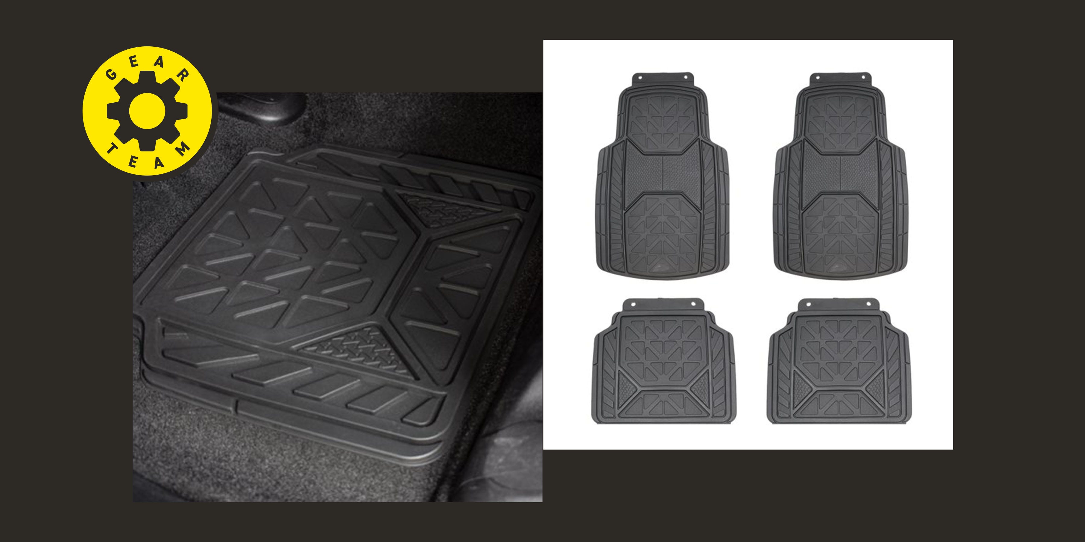 Save over 60% on These Universal Rubber Floor Mats at Walmart