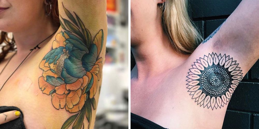 People Are Obsessed With Tattooing Flowers On Their Armpits