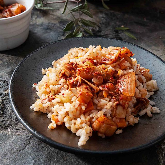 recetas cocina asiática arroz integral con kimchi