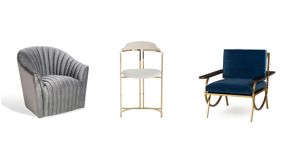 deco chairs furniture movement interior jazz trend designs gold